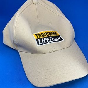 Hat Cap Thompson Lift Truck Khaki Adjustble Strap